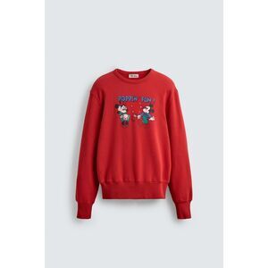 Harry Lambert For ZARA X DISNEY Red Minnie + Mickey Sweatshirt - S